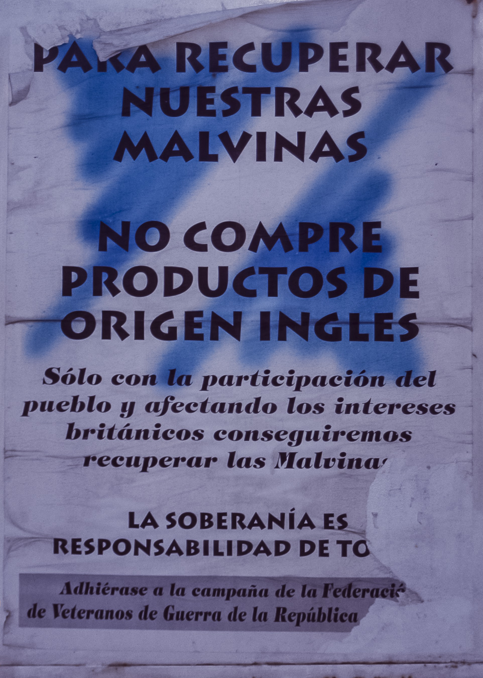 Argentinian Falklands Protest - Ushuaia