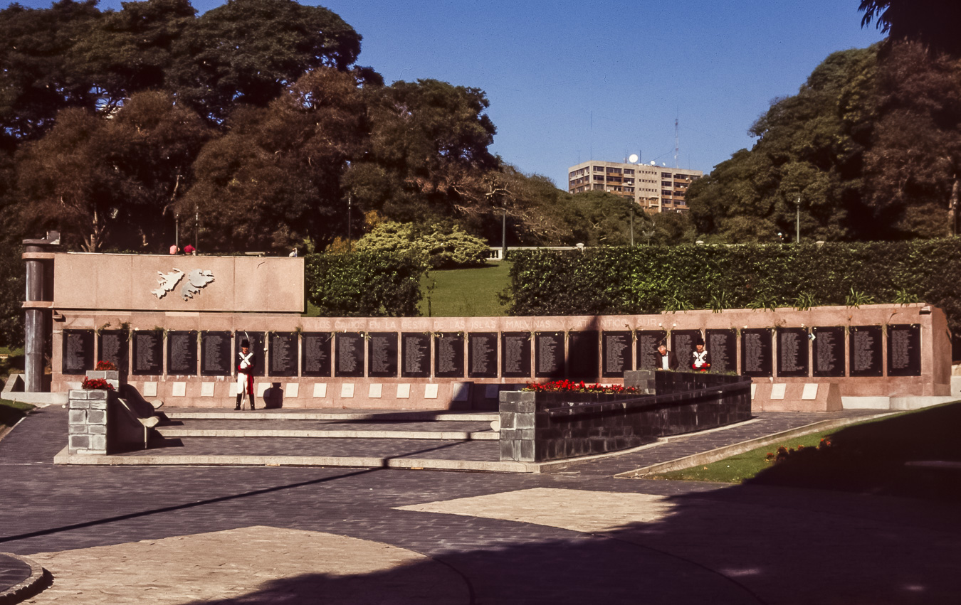 Memorial to the Dead in the Falklands War - Buenos Aires