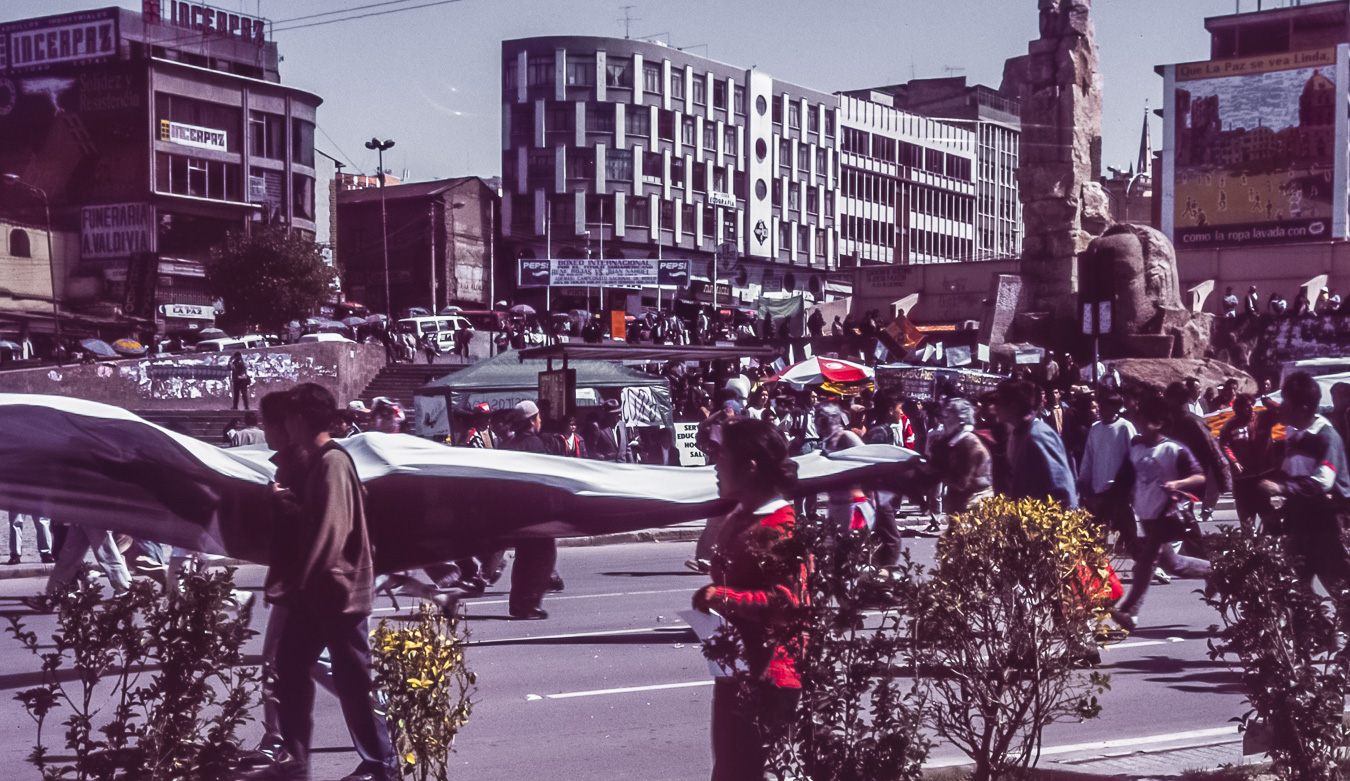 Street Demonstration - La Paz