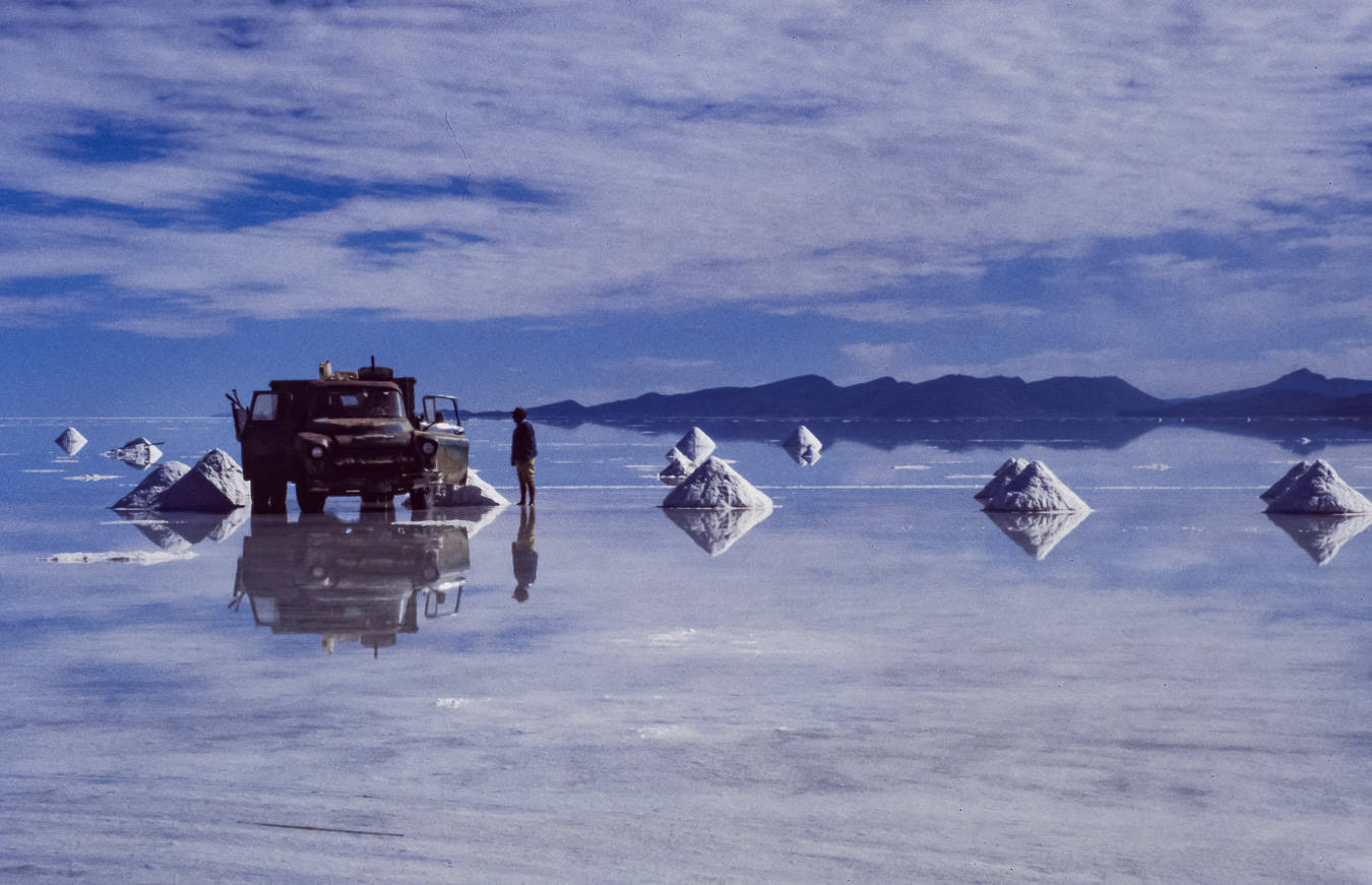 Collecting Salt - Salar de Uyuni