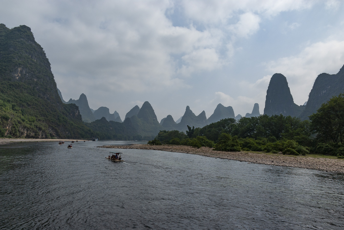 Karst Limestone Pinnacles along the Li River