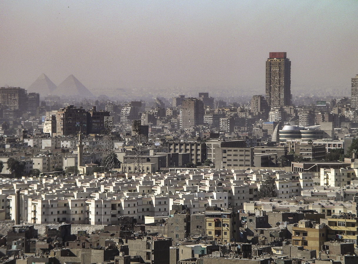 The Pyramids across Cairo