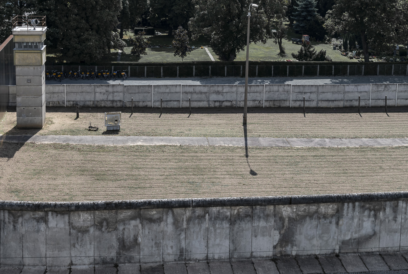 Berlin Wall Section with Tower & Killing Strip