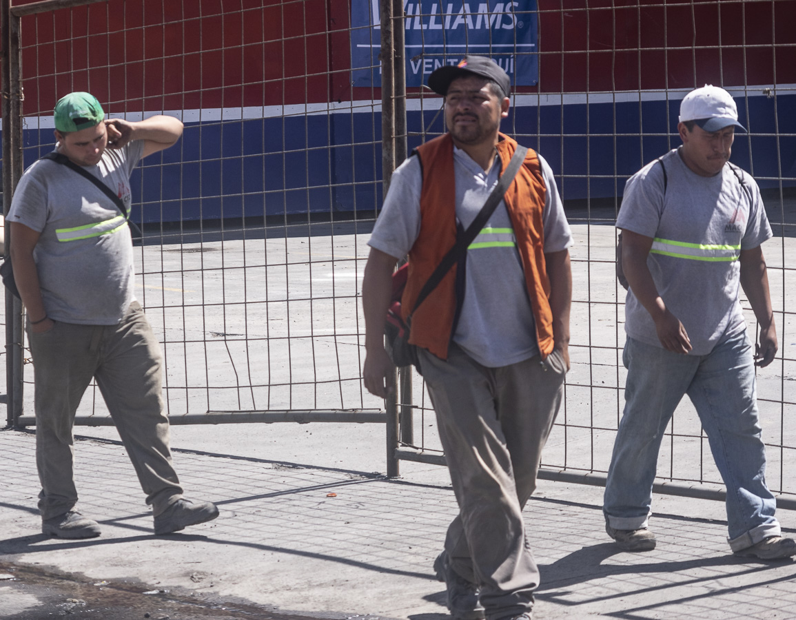 Workmen en route to Guatemala City