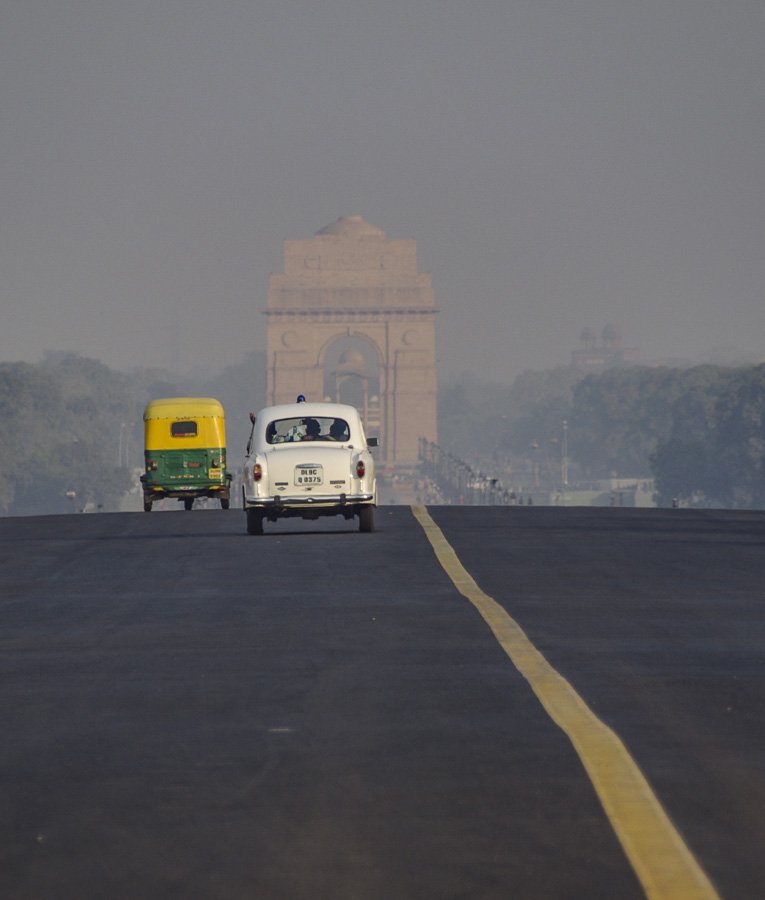 Gate of India in the Haze