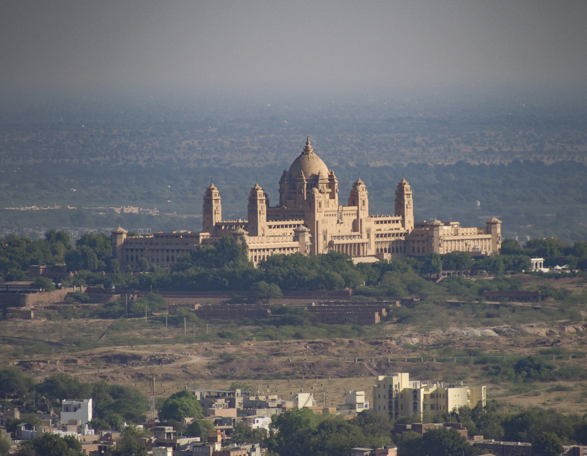 Umaid Bhawan Palace from Mehrangarh Fort - Jodhpur