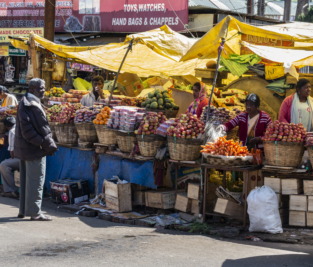 Market Stalls - Ooty Botanical Gardens