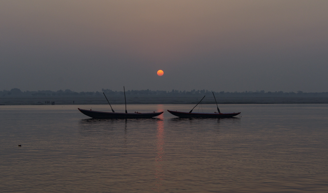 The Sun Rises over the Ganges - Varanasi