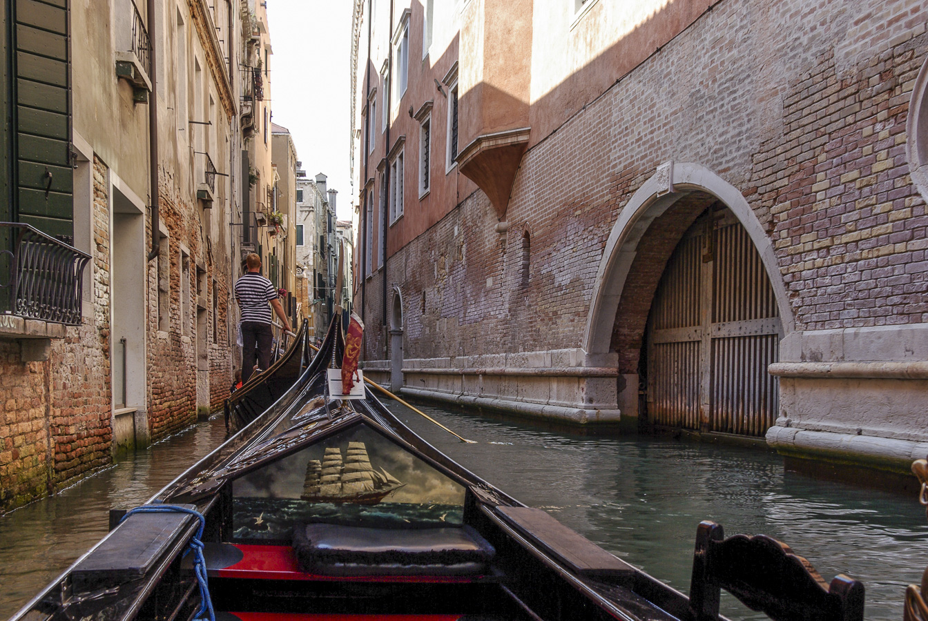 Gondola on the Rio Orseolo - Venice