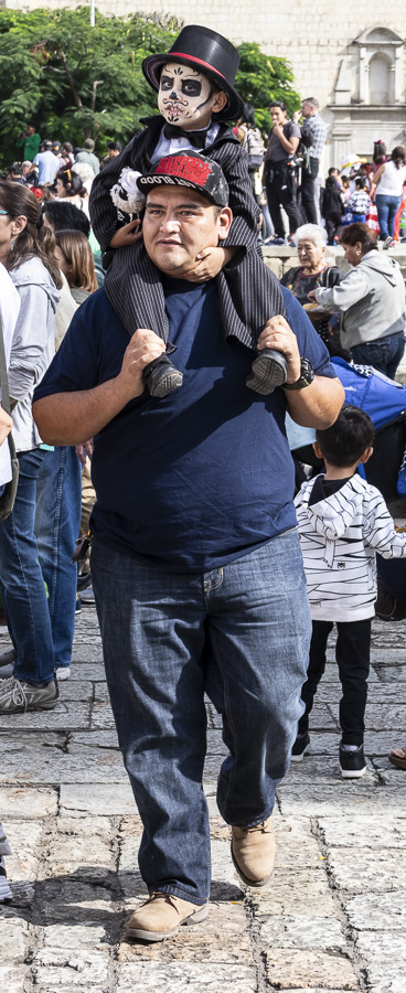 A Youngster at the Day of the Dead