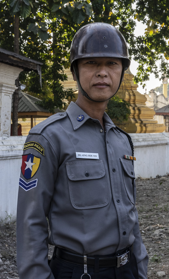Policeman in Myanaung