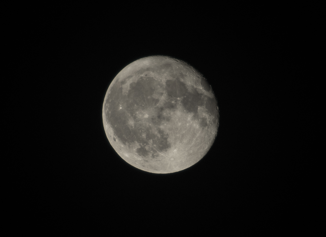 The Moon - Pentax 300mm Lens & 2x Converter