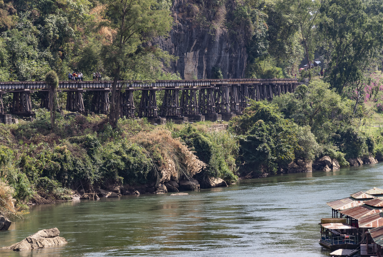 View along the River Kwai